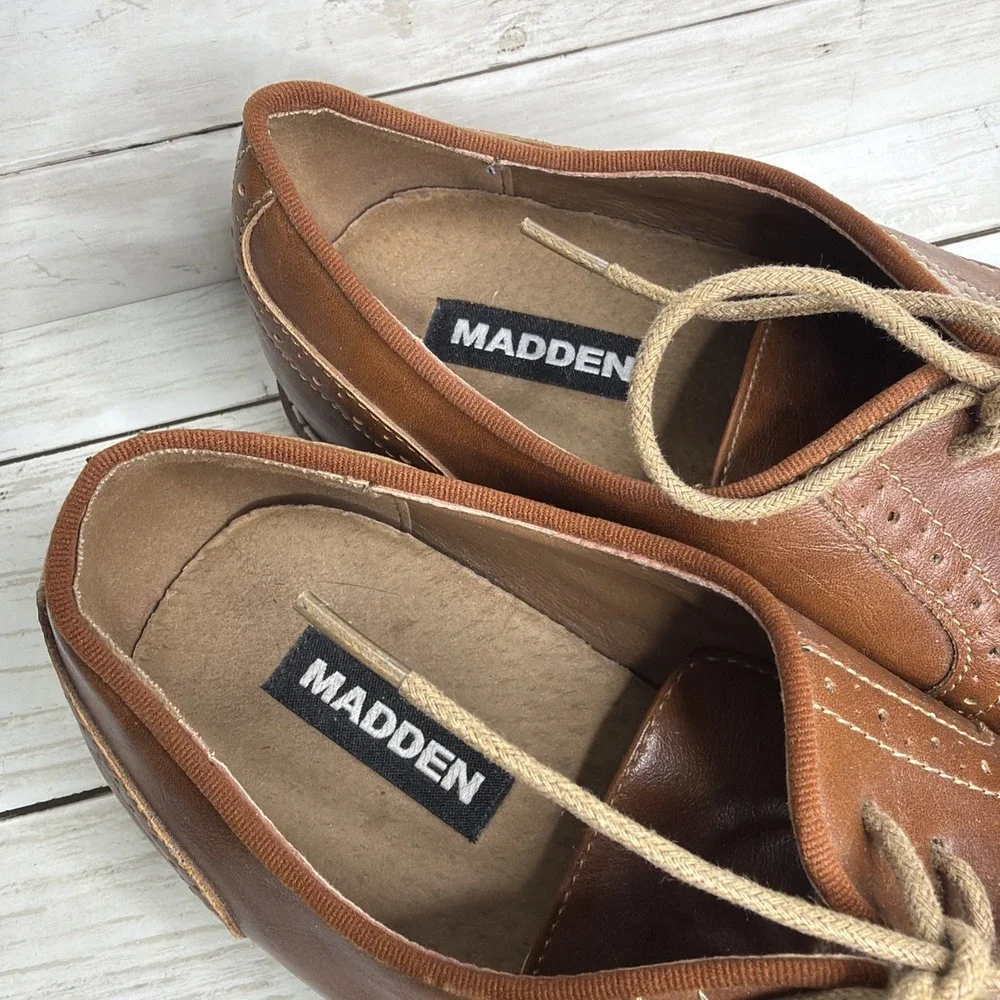 Madden Mens Bobby Oxford Shoe Brown Size 11